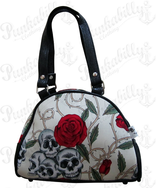 Skulls & Roses Mini Bowling Bag