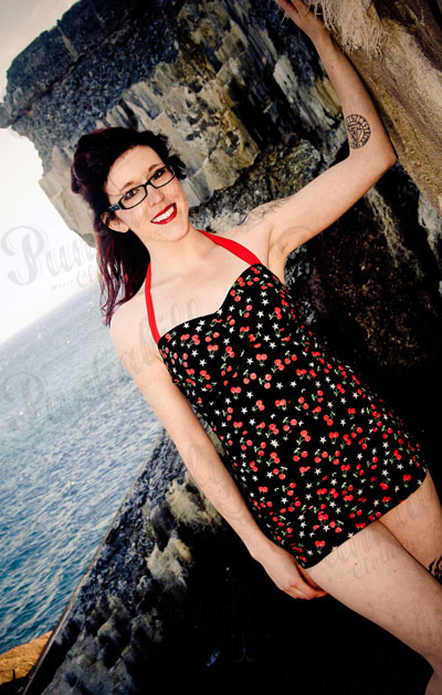 Rockabilly Cherry Swimwear