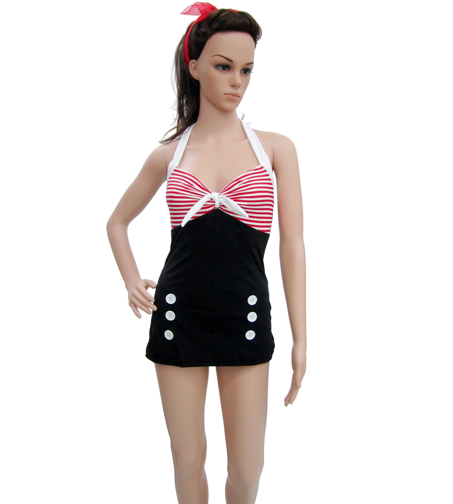 Vintage Retro Pin Up Swimwear