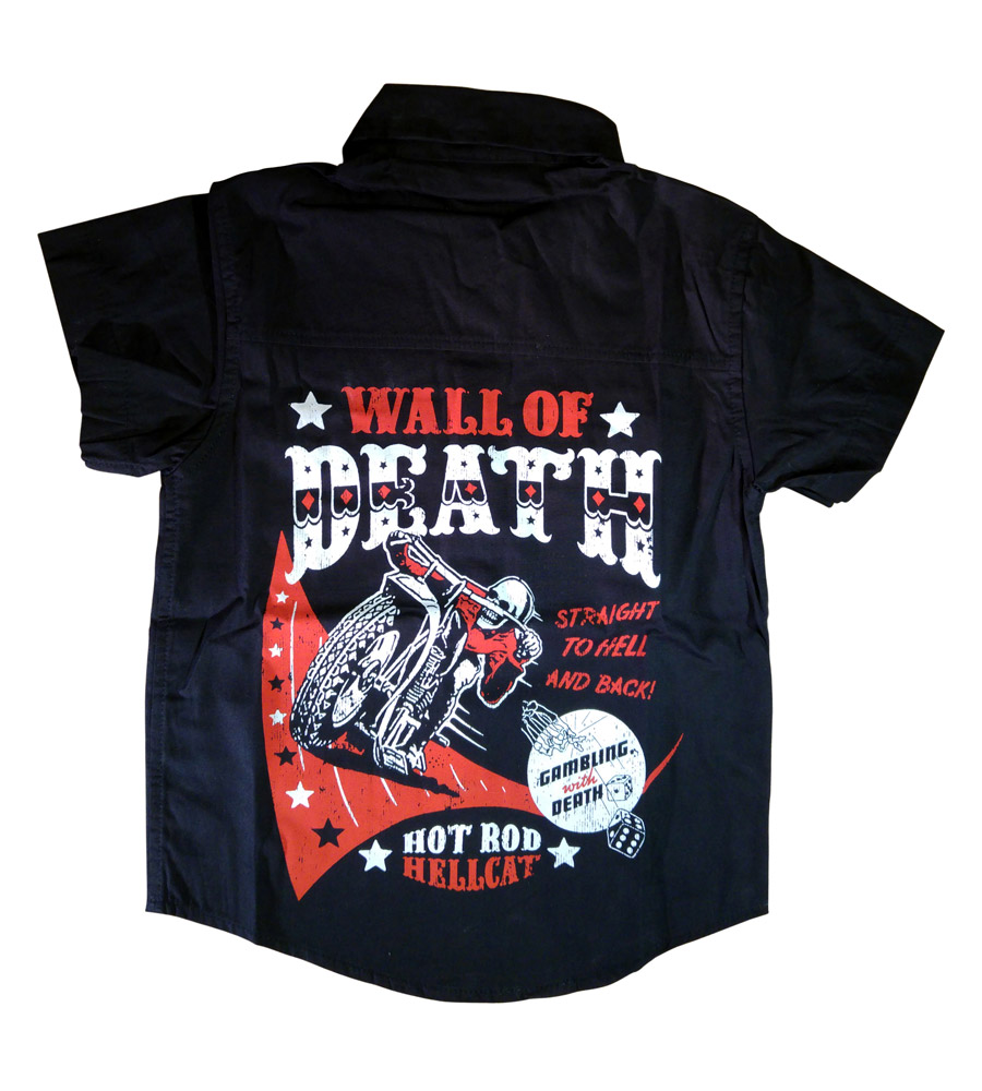 Wall Of Death Boy Work Shirt