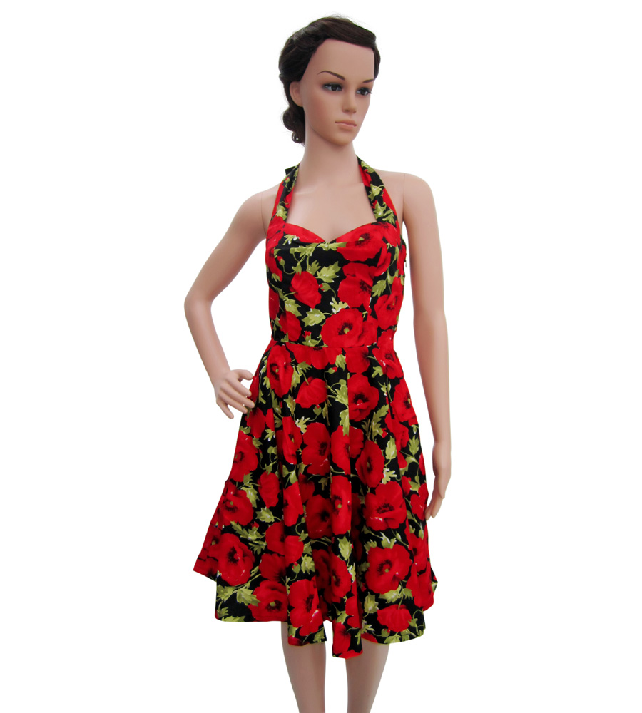 Pin Up Flowers Dress