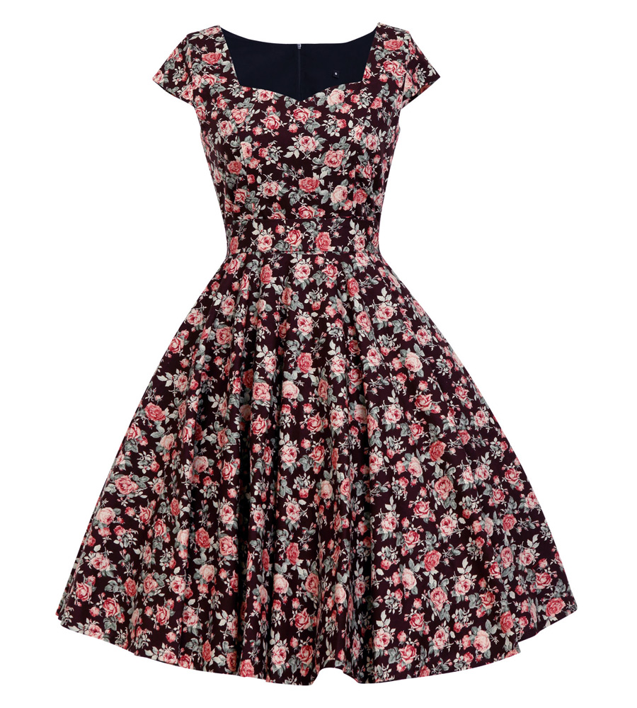 1950s Inspired Floral Tea dress