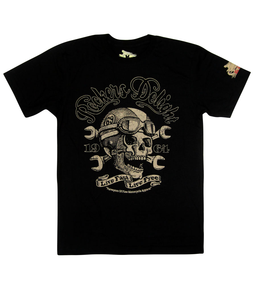 "Rocker Delight"  Live Fast Live Free T Shirt