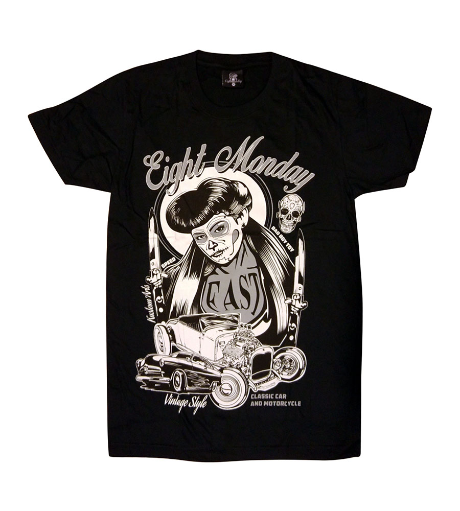 Eight Monday Tattoo Girl T-Shirt