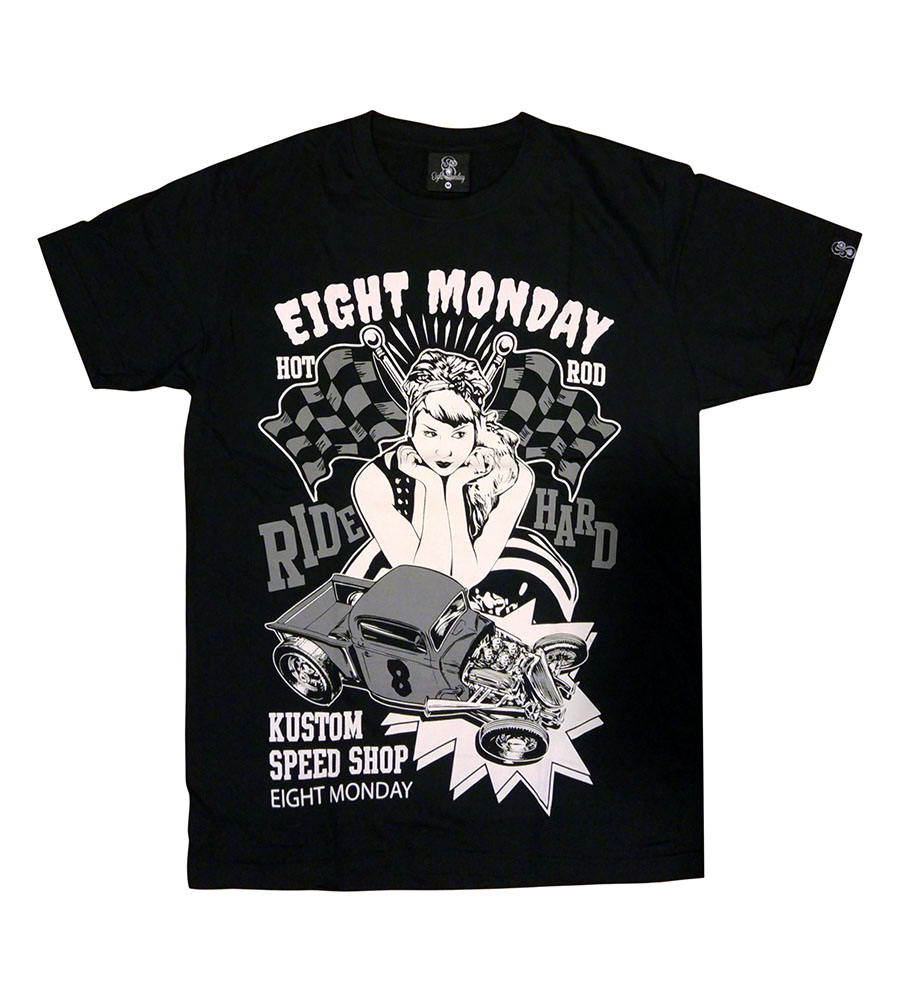 Rockabilly hot rods Eight Monday T-Shirt