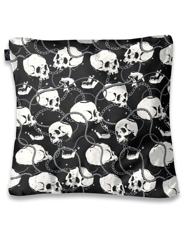 Skull & Chains Pillow Cover