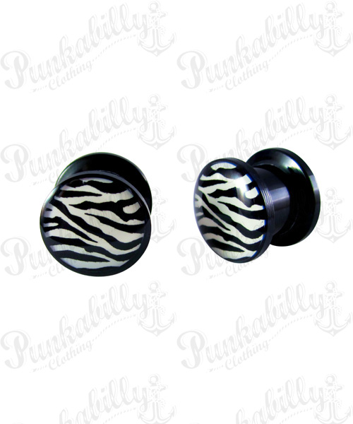 Black & White Zebra Plug