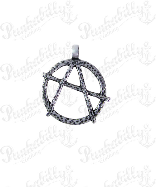 Anarchy Pewter Pendant