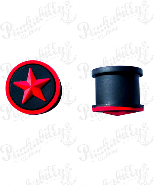 Red Star Design Silicone Plug