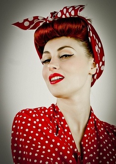 Pin up hairstyles: