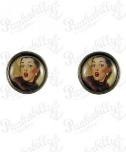 Pin up earrings