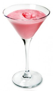 1950's cocktails - Pink squirrel martini