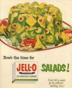 1950s foods made with J-E-L-L-O