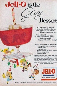 1950s foods made with J-E-L-L-O