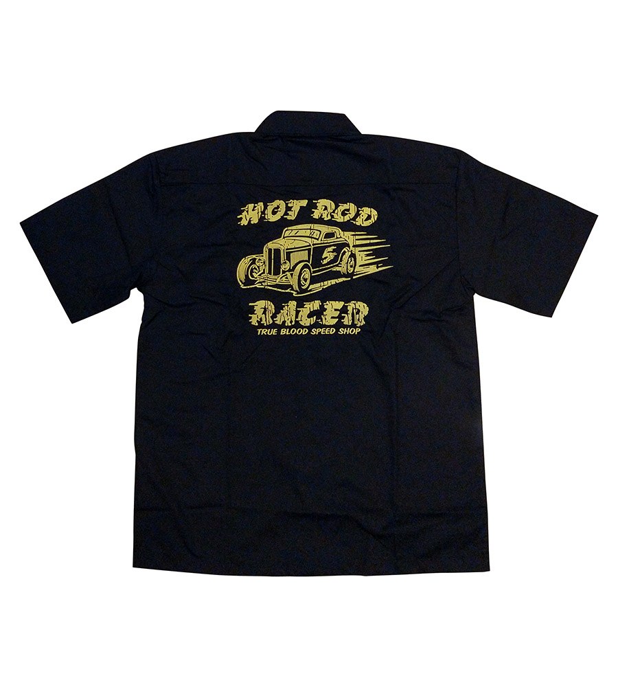 Hot Rod Racer  Men Work Shirt