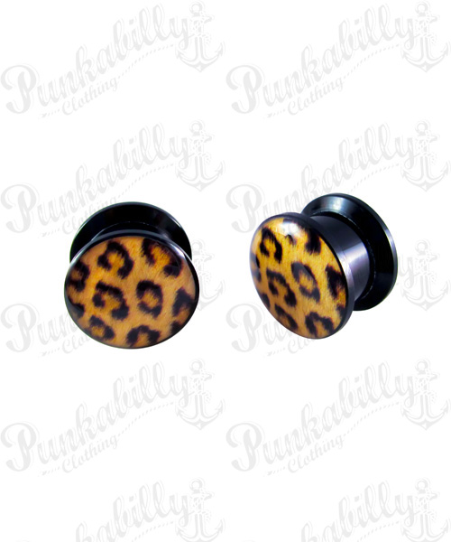 Leopard Acrylic Plug