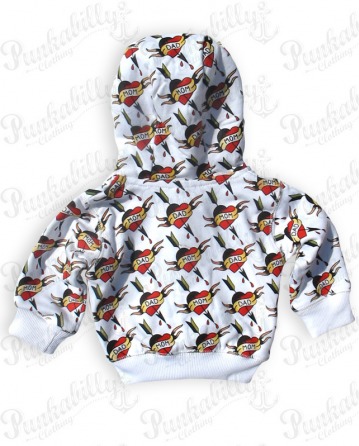 MOM & DAD HEARTS Baby Jacket