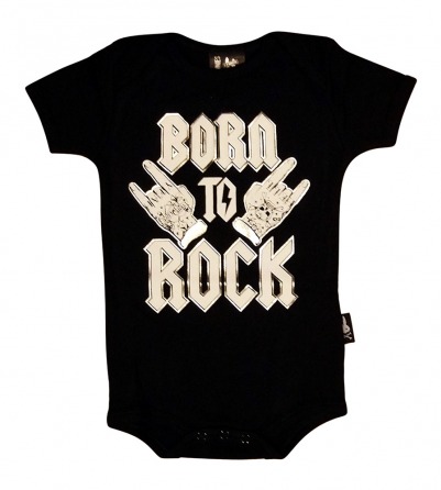 Born To Rock Baby Onesie