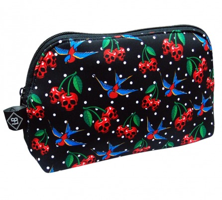 Cherries & Skulls Liquor Brand Purse