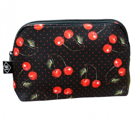 Cherries & Polka Dots Liquor Brand Purse