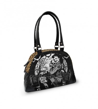 Liqour Brand Graveyard Girl Handbag