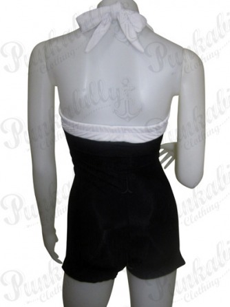 Black & White Pin Up Swimwear