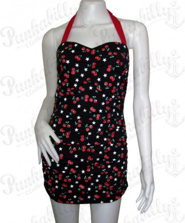 Rockabilly Cherry Swimwear