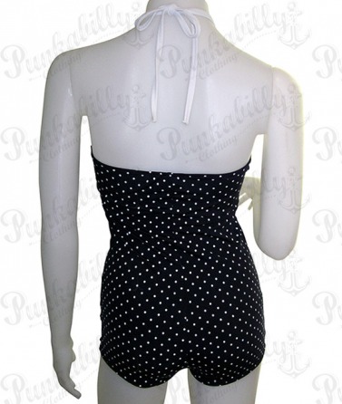 Polka Dots one piece Vintage Inspired Swimsuit