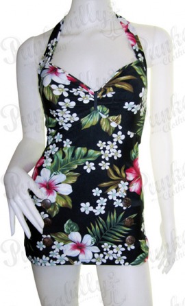 Hawaiian Vintage inspired Pin Up swimsuit