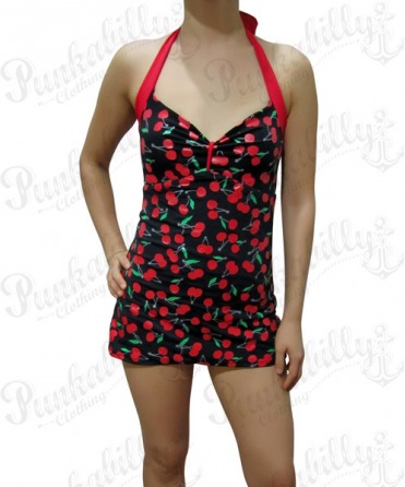 One piece Cherry Bathing suit