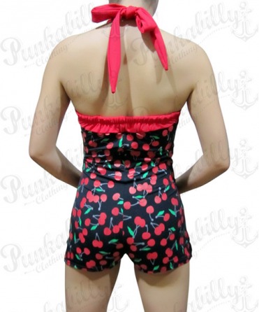 One piece Cherry Bathing suit