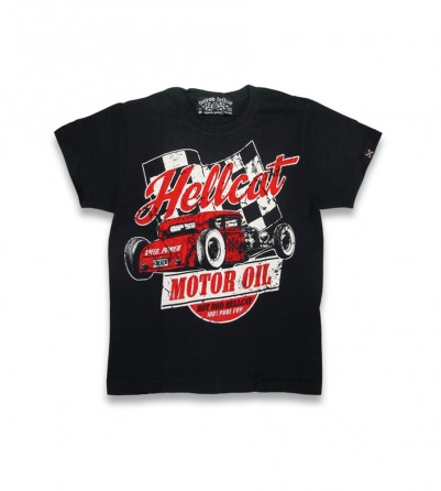 Hellcat Motor Oil rockabilly kid