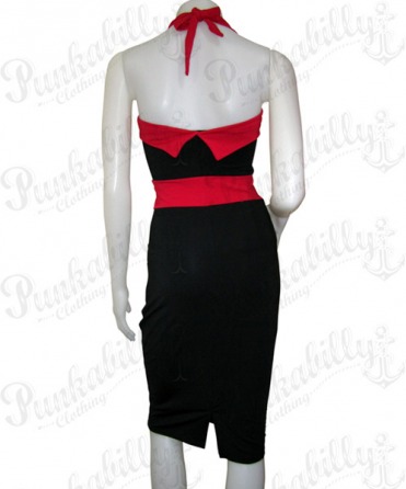 Black Pin Up rockabilly dress