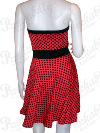 Rockabilly Polka dot wiggle Dress