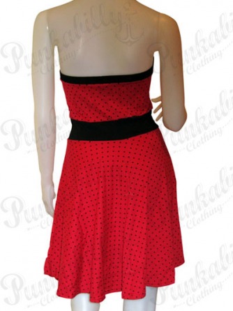 Rockabilly Polka dot wiggle Dress