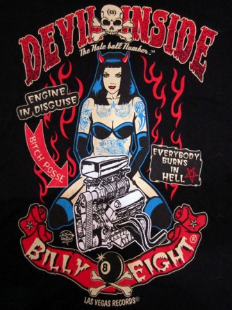 "Devil Inside" Man Rockabilly T-Shirt