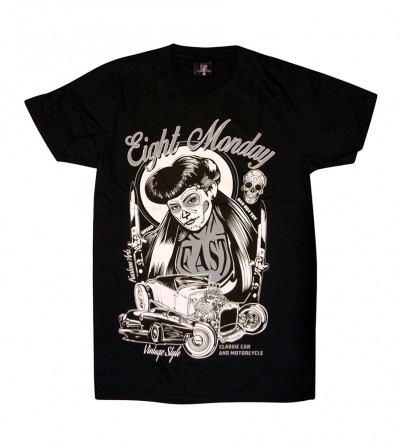 Eight Monday Tattoo Girl T-Shirt