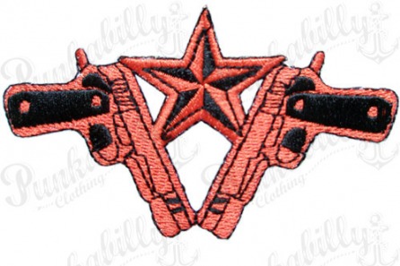 Nautical Star with Guns Patch.