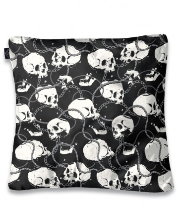 Skull & Chains Pillow Cover