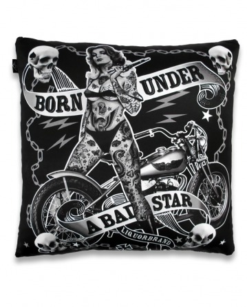Biker Chick Pillow Cover