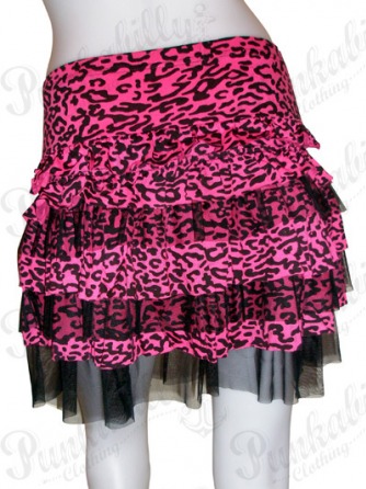 Rockabilly Leopard Skirt