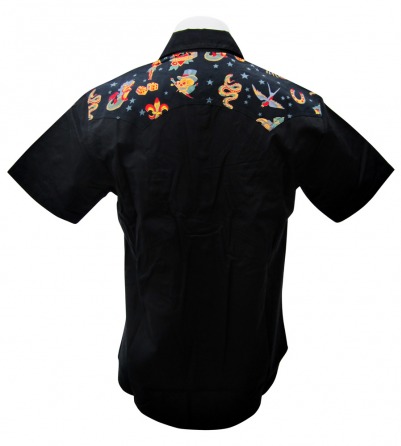 Tattoo Flash Design Work Shirt