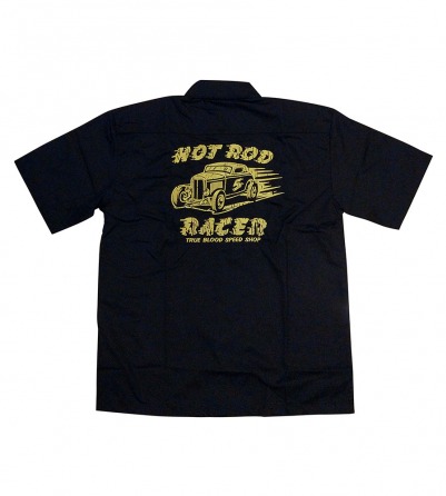 Hot Rod Racer  Men Work Shirt