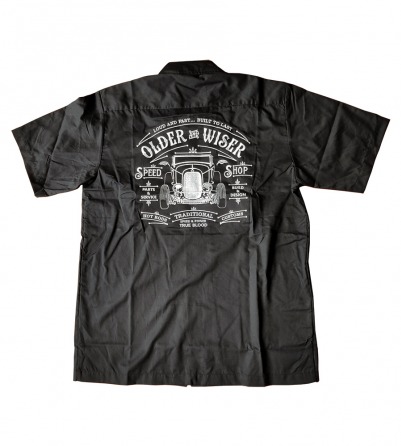 Older and Wiser Rockabilly Work Shirt