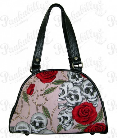 Skulls & Roses Mini Bowling Bag