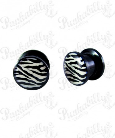 Black & White Zebra Plug