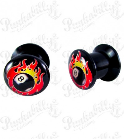 Acrylic Box Plug Flame 8 Ball