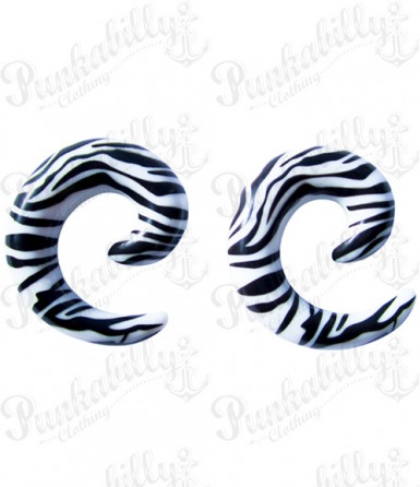 Spiral Taper Zebra print