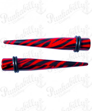 Red & Black Zebra Taper Expander