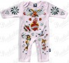 PINK OLD SCHOOL Rockabilly Onesie